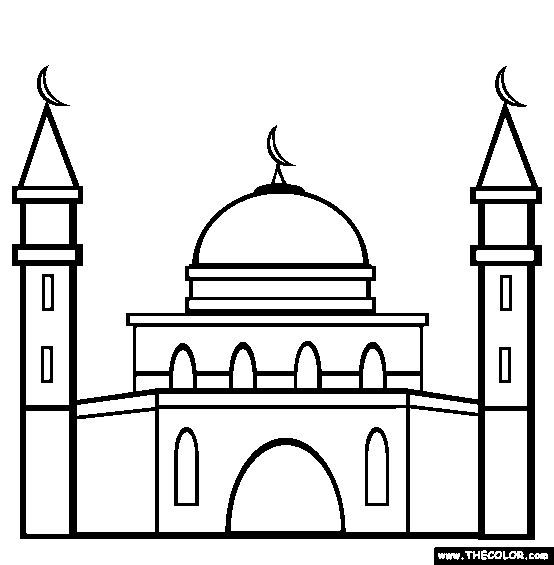 Masjid Drawing at PaintingValley.com | Explore collection of Masjid Drawing