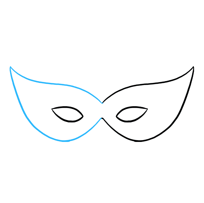 680x678 How To Draw A Mardi Gras Mask - Mask Drawing