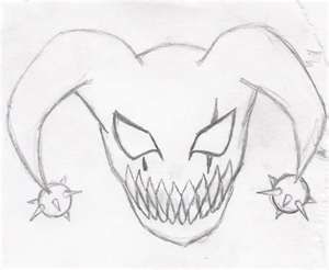 300x246 Image Result For Easy Evil Drawings Hahaha Drawings, Evil - Mask Drawing Easy