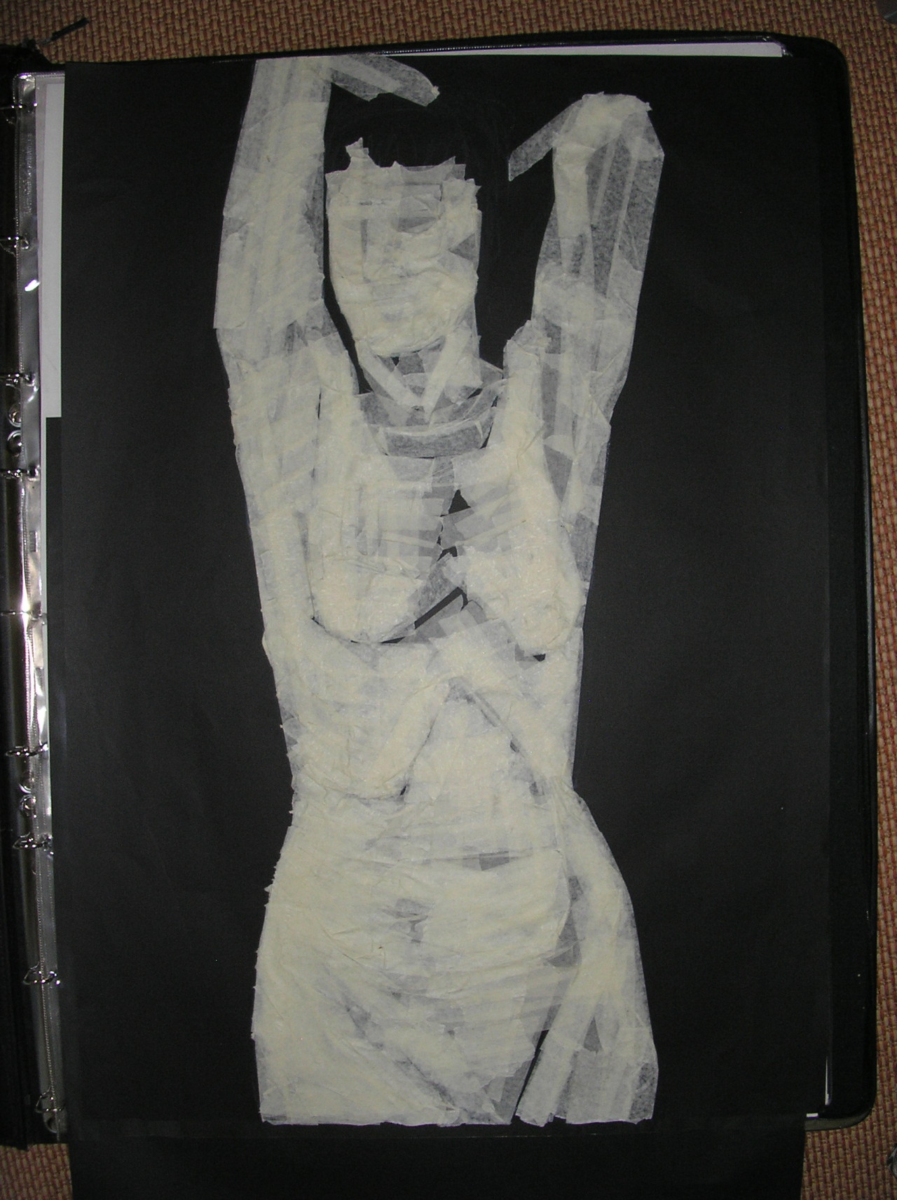 1280x1711 ben s wade first masking tape drawing i did about two - Masking Tape Drawing