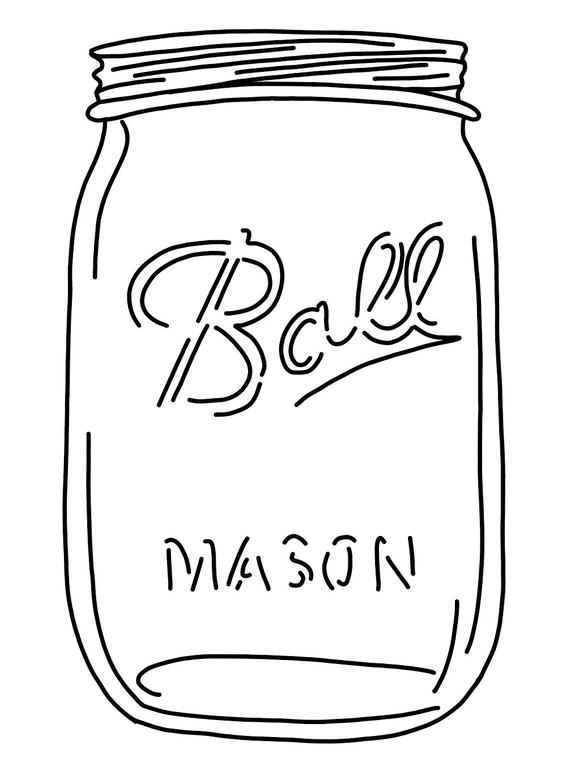 Mason Jar Drawing at Explore collection of Mason