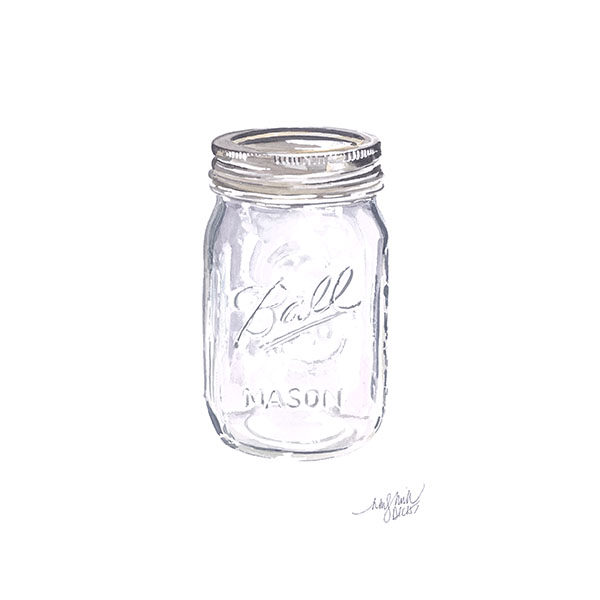 Mason Jar Drawing at PaintingValley.com | Explore collection of Mason ...