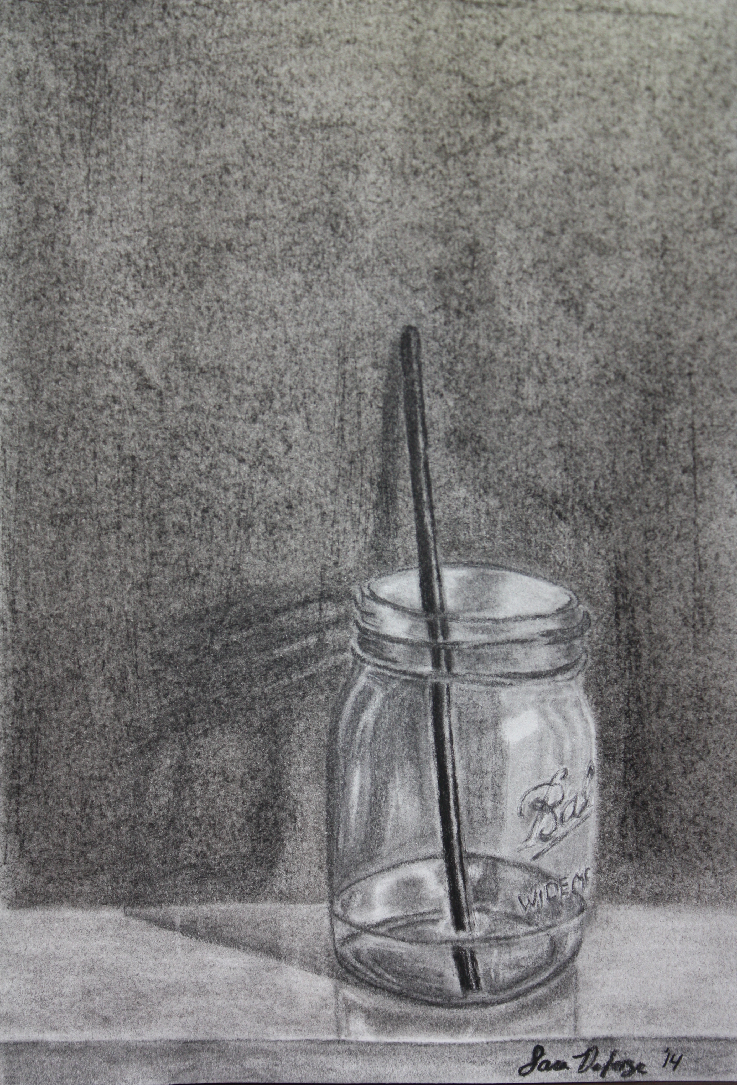 2806x4132 new drawing mason jar graphite pencil paint into a corner - Mason Jar Drawing
