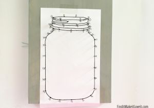 300x210 mason jar printable template luxury hand draw mason jar clipart - Mason Jar Drawing Template