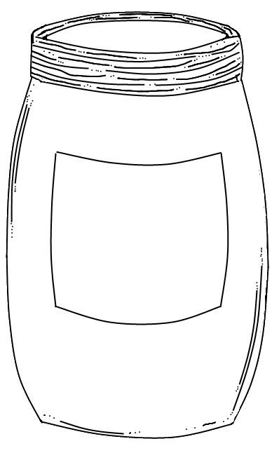 398x656 mason jar template printable free cricut templates printable - Mason Jar Drawing Template