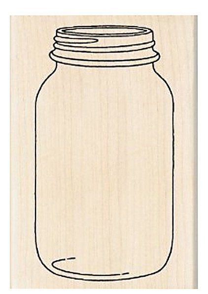 422x598 drawing template mason jar - Mason Jar Drawing Template