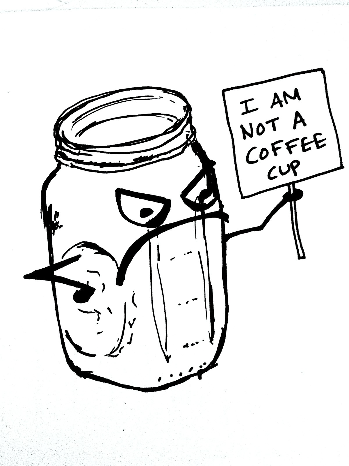 1200x1600 mason jar cartoon - Mason Jar Line Drawing