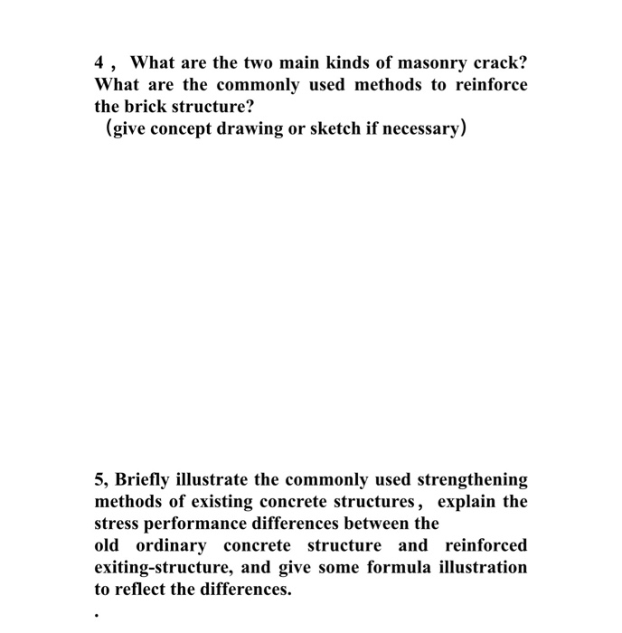 688x700 solved what are the two main kinds of masonry crack - Masonry Drawing