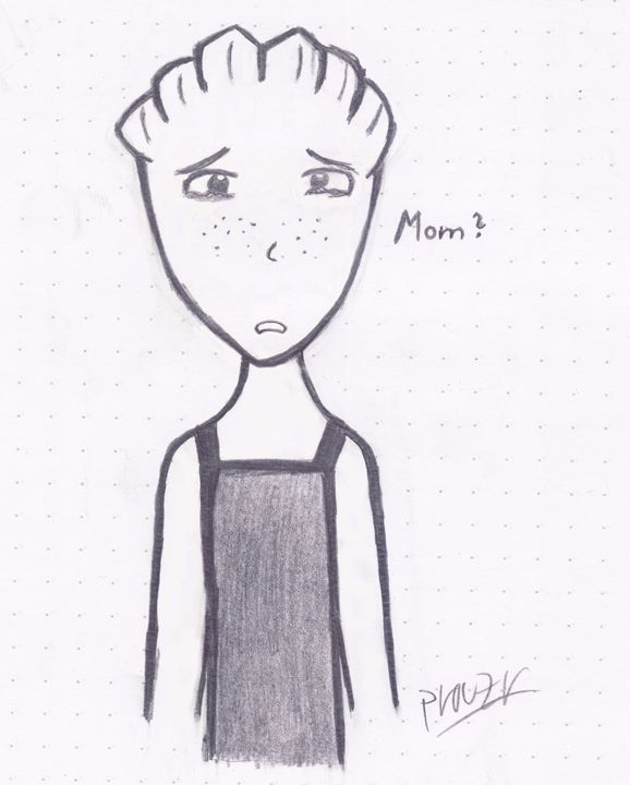 578x720 Mom - Mass Effect Drawings