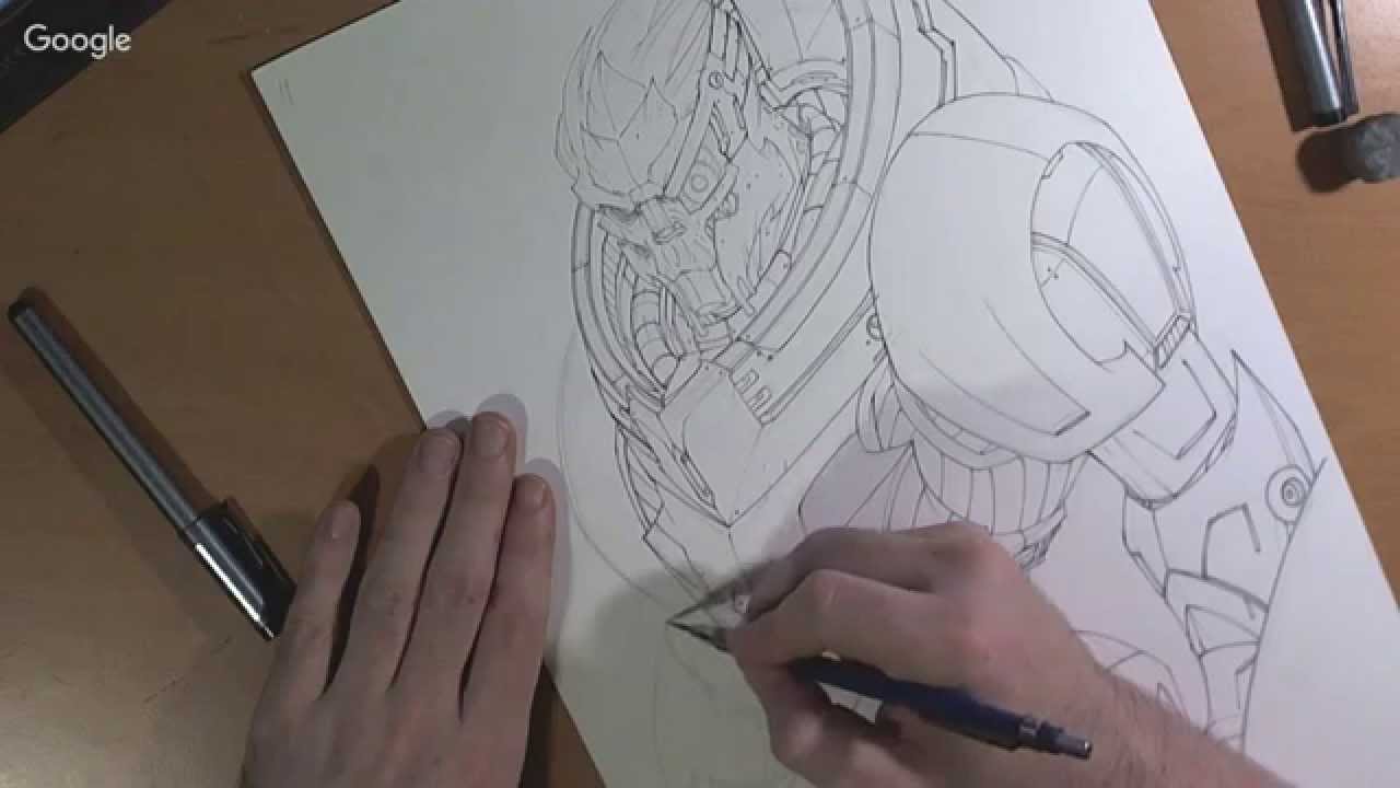 1280x720 realtime mass effect drawing - Mass Effect Drawings