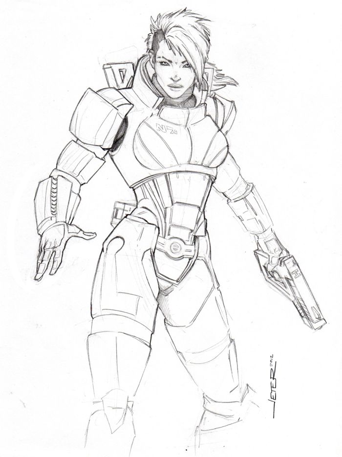 Mass Effect Drawings At Explore Collection Of Mass Effect Drawings 