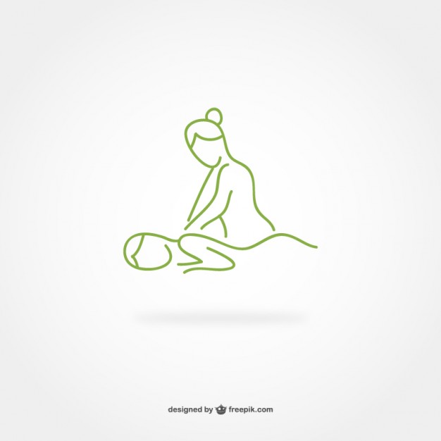 626x626 massage line art logo vector free download - Massage Drawing