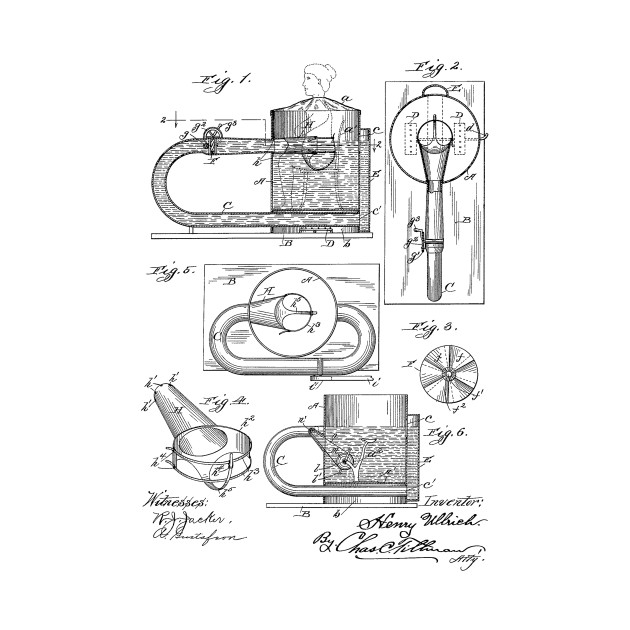 630x630 water massage vintage patent hand drawing - Massage Drawing