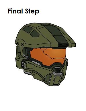 300x388 How To Draw Master Chief - Master Chief Drawing