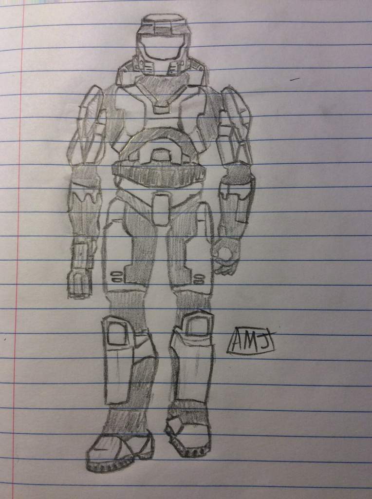 764x1024 Master Chief Drawing Halo Amino - Master Chief Drawing