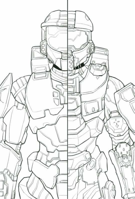 540x793 Master Chief - Master Chief Drawing