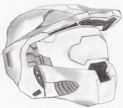 399x350 Master Chief Helmet - Master Chief Helmet Drawing