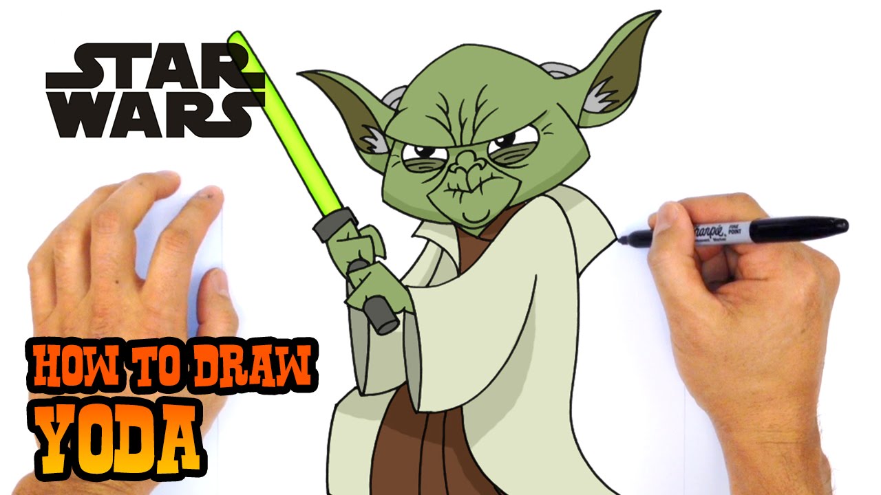 1280x720 How To Draw Star Wars Yoda - Master Yoda Drawing