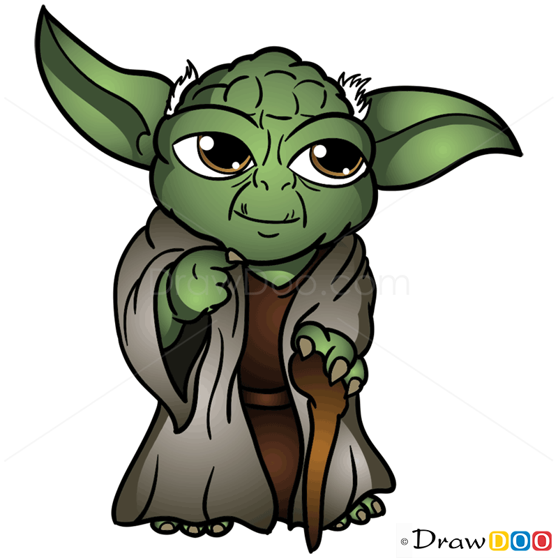800x800 how to draw yoda, chibi star wars craft ideas yoda drawing - Master Yoda Drawing