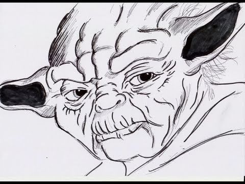 480x360 Master Yoda How To Draw - Master Yoda Drawing