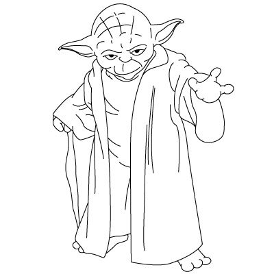 400x400 Want To Learn How To Draw Yoda Follow Our Simple Step - Master Yoda Drawing