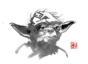 375x275 Master Yoda Painting - Master Yoda Drawing