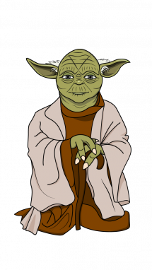 215x382 Collection Of Free Yoda Drawing Download On Ui Ex - Master Yoda Drawing