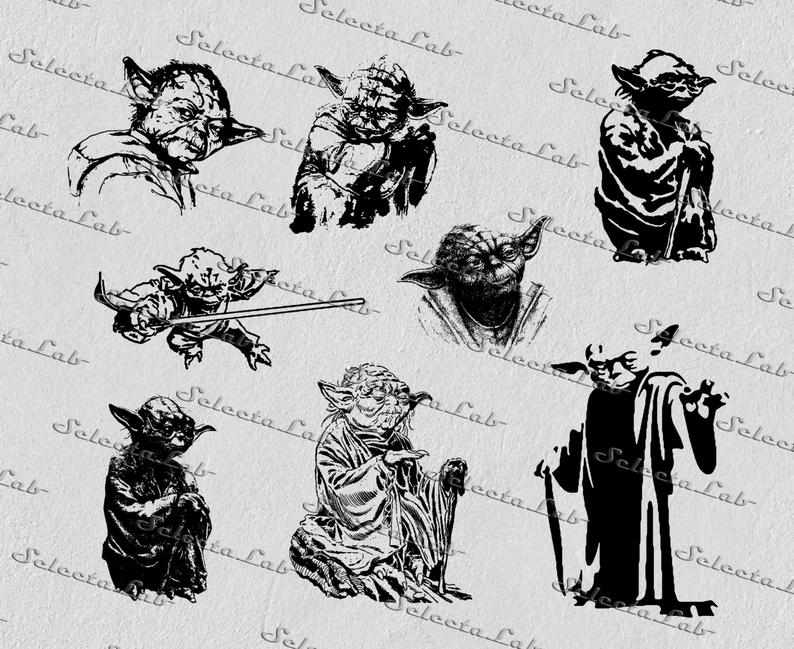 794x649 digital png yoda master yoda star wars inspired jedi etsy - Master Yoda Drawing