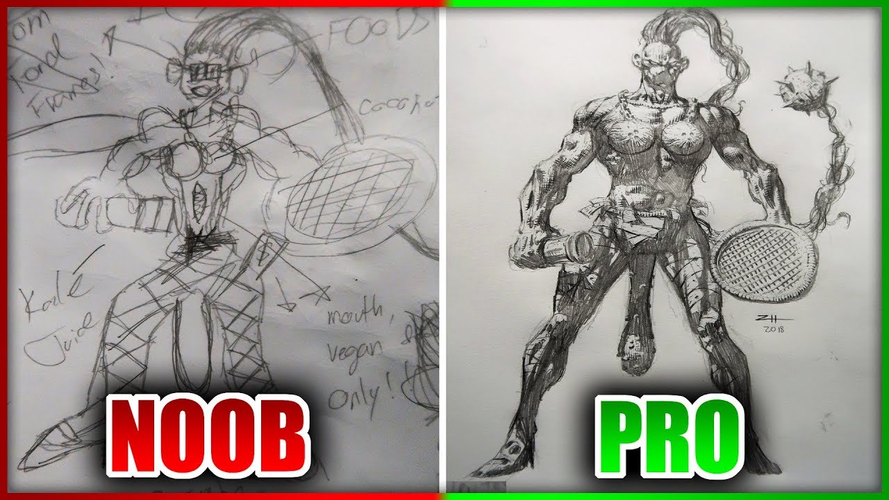 1280x720 pro turns noob's drawing into masterpiece - Masterpiece Drawing