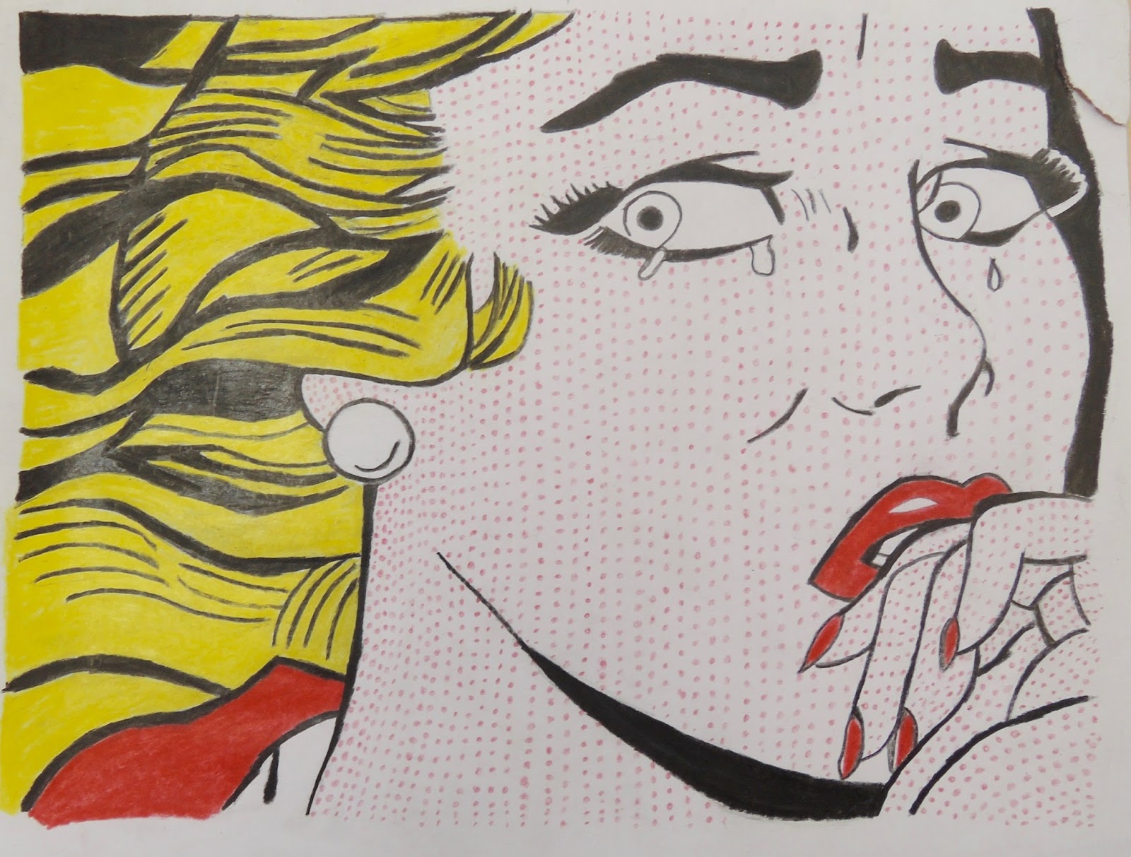 1600x1213 Recreating A Masterpiece Mr Moller's Art Class - Masterpiece Drawing