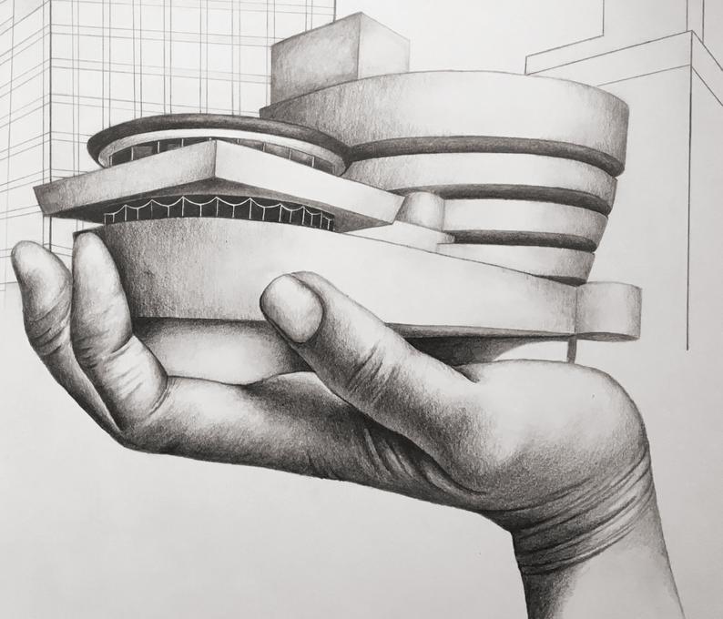 794x680 The Masterpiece And The Master Pencil Drawing Inspired Of Etsy - Masterpiece Drawing