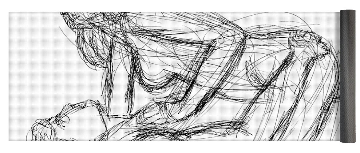 1171x500 copulation drawings yoga mat for sale - Mat Drawing