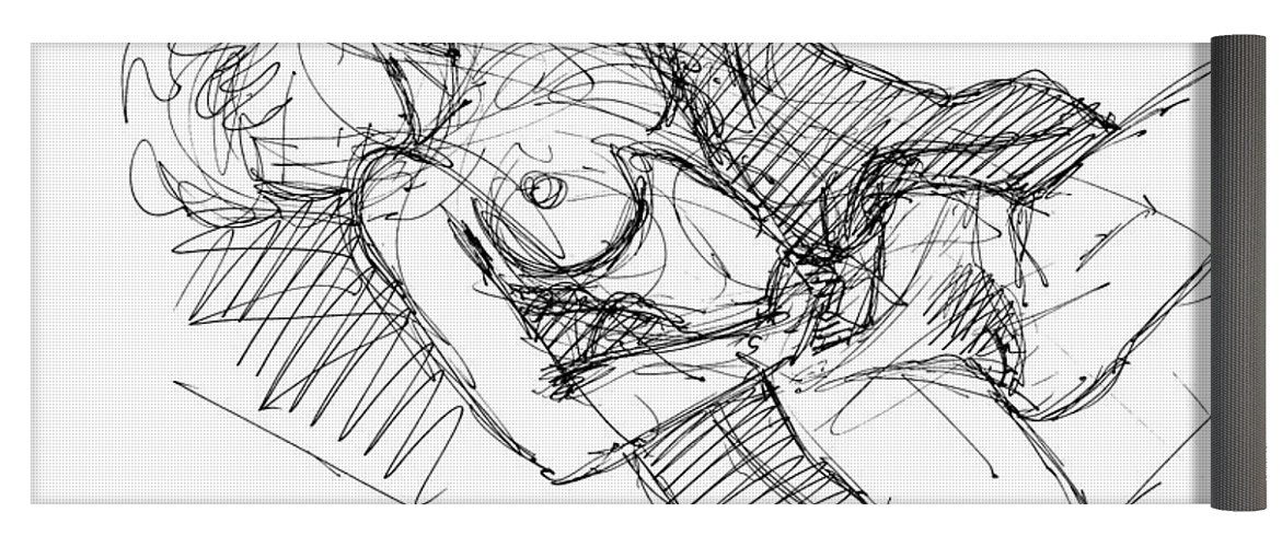 1171x500 erotic art drawings yoga mat for sale - Mat Drawing