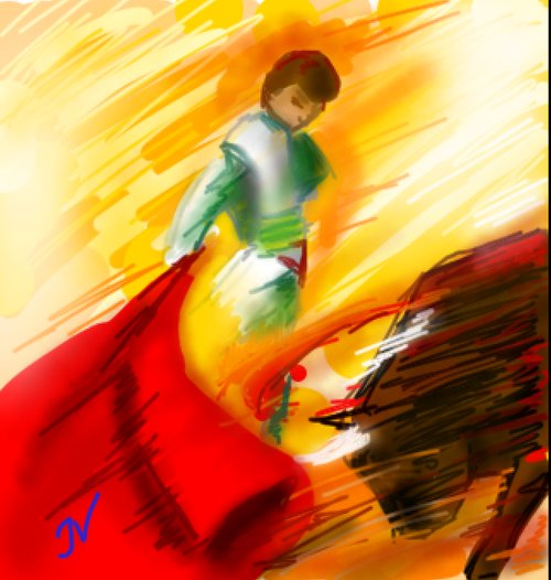 500x526 Matador Drawings - Matador Drawing