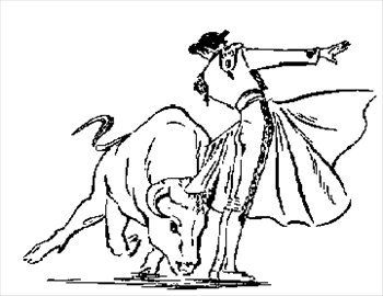 350x270 Spanish Matador Drawing Art Inspo Fighting Drawing, Drawings - Matador Drawing
