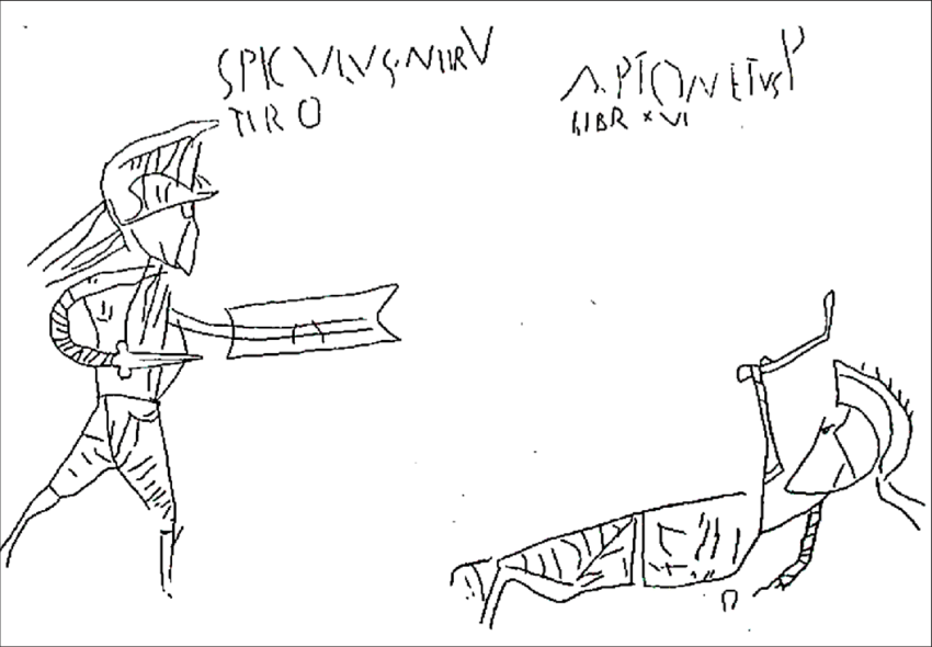 850x590 Drawing Of A Graffito - Match Drawing