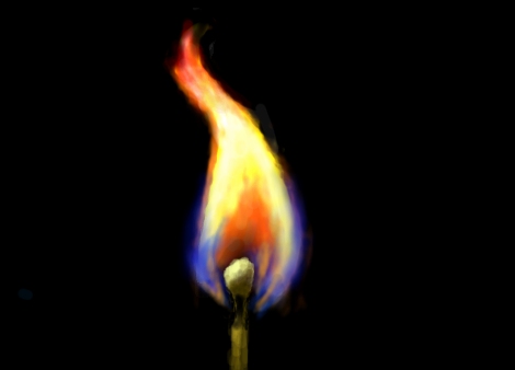 470x338 How To Draw A Match On Fire - Match Drawing