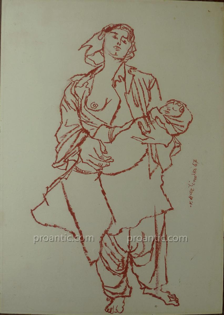 852x1200 nikola martinoski - Maternity Drawings