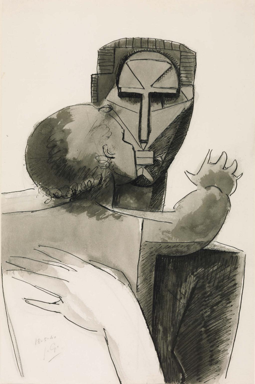 1022x1536 Solemn Maternity', Julio Tate - Maternity Drawings