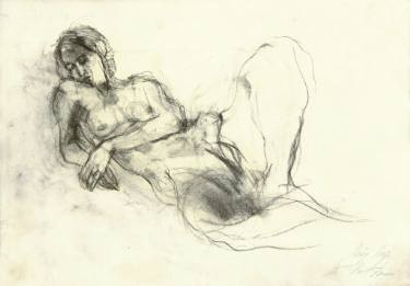 375x261 Hommage Matisse I Drawing - Matisse Drawings