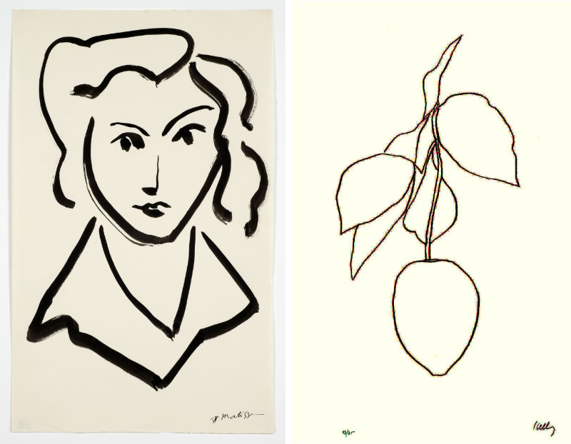 800x622 Lyrical Lines Drawings Curated - Matisse Drawings