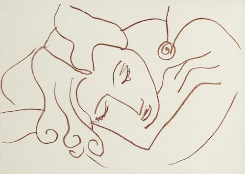 500x355 The Voluptuous Manifesto Matisse Drawings Create An Exhibition - Matisse Drawings