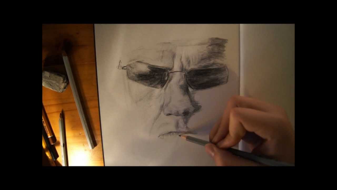 1280x720 Speed Drawing Mr Smith, Matrix - Matrix Drawing