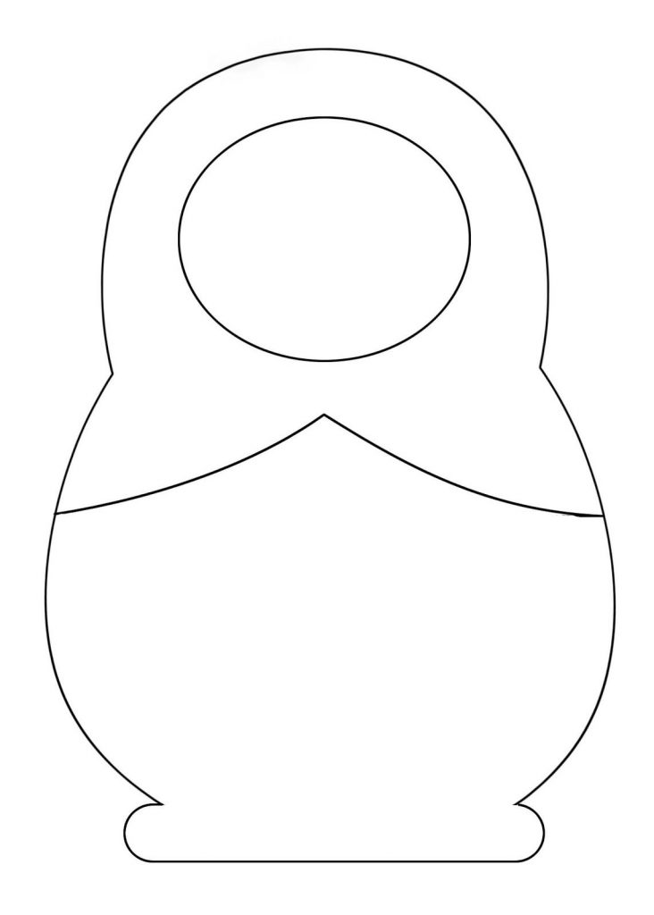 732x1024 stained glass - Matryoshka Doll Drawing