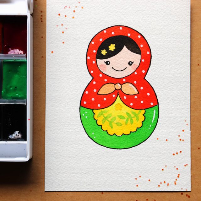 640x640 matryoshka doll archives - Matryoshka Doll Drawing