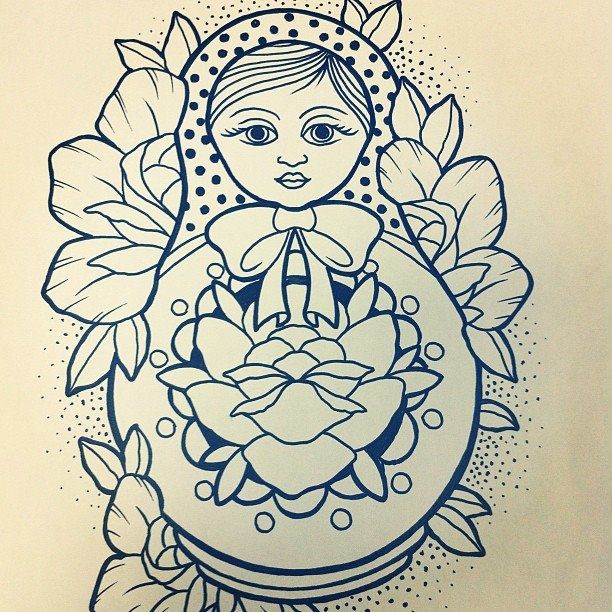 Matryoshka Doll Drawing at Explore collection of
