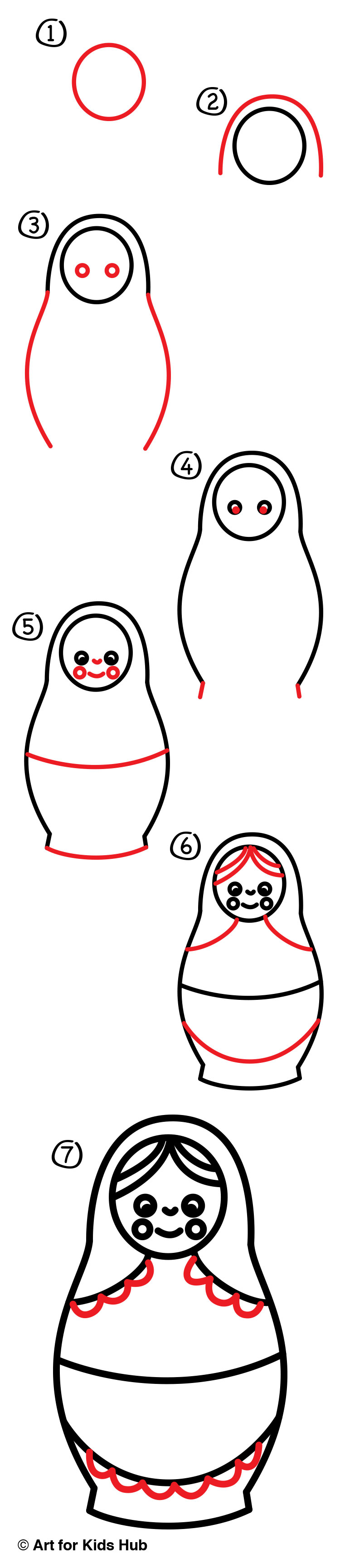 Matryoshka Doll Drawing at Explore collection of