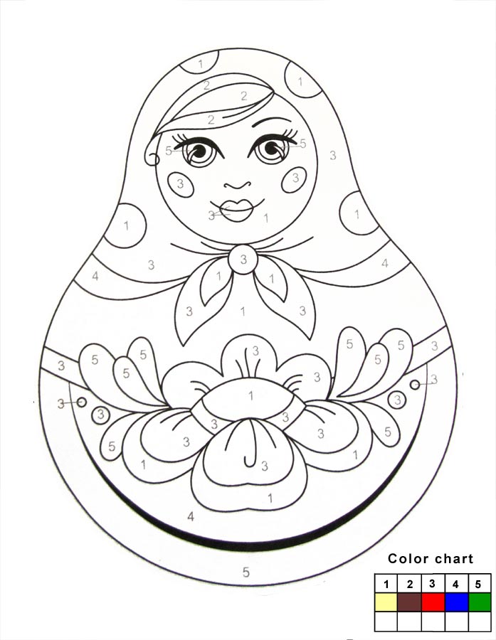 697x900 russian doll drawing - Matryoshka Drawing