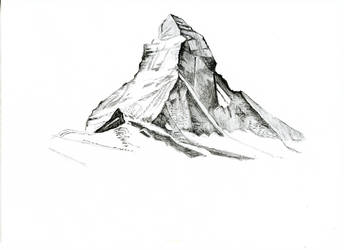 344x250 Matterhorn - Matterhorn Drawing