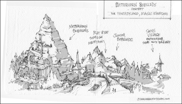 640x368 matterhorn for magic kingdom fantasyland - Matterhorn Drawing